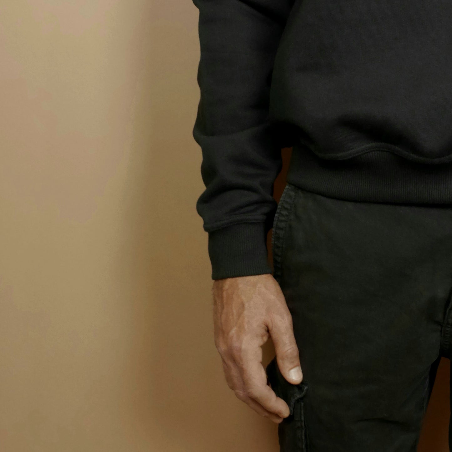 Sweatshirt Boxy Noir Intense
