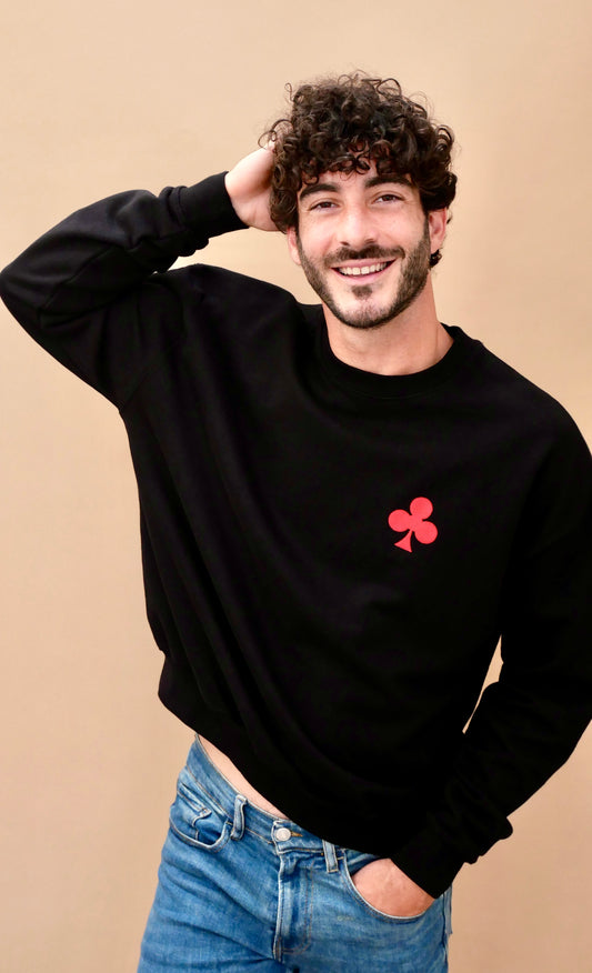 Sweatshirt Noir – Ace of Clubs (Limited Edition)