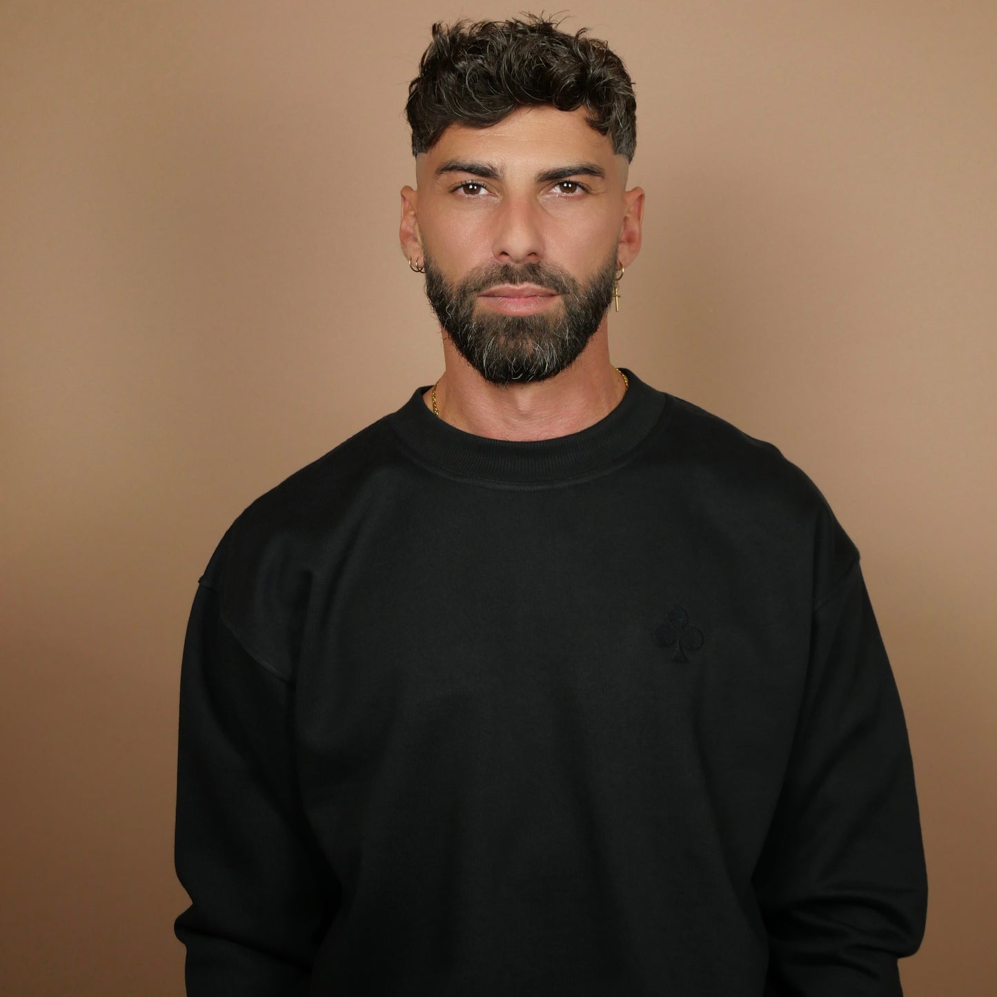 Sweatshirt Boxy Noir Intense