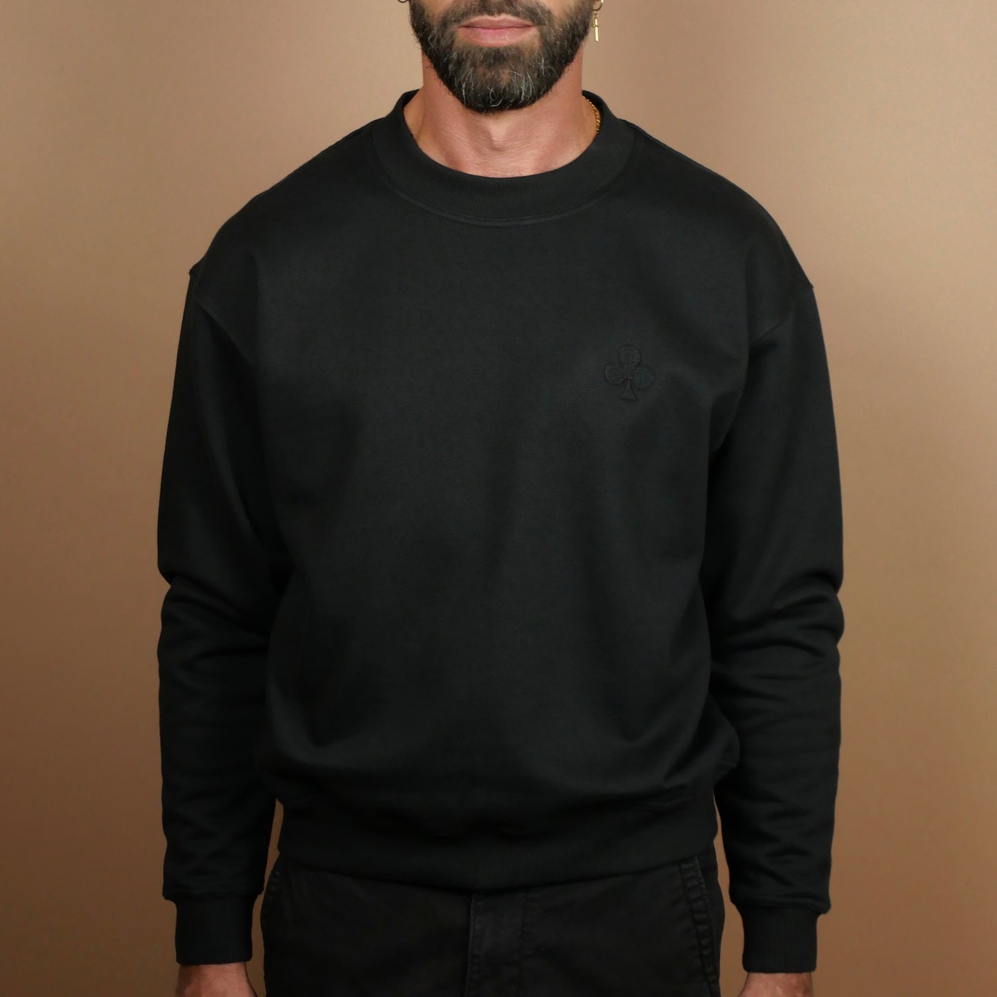 Sweatshirt Boxy Noir Intense