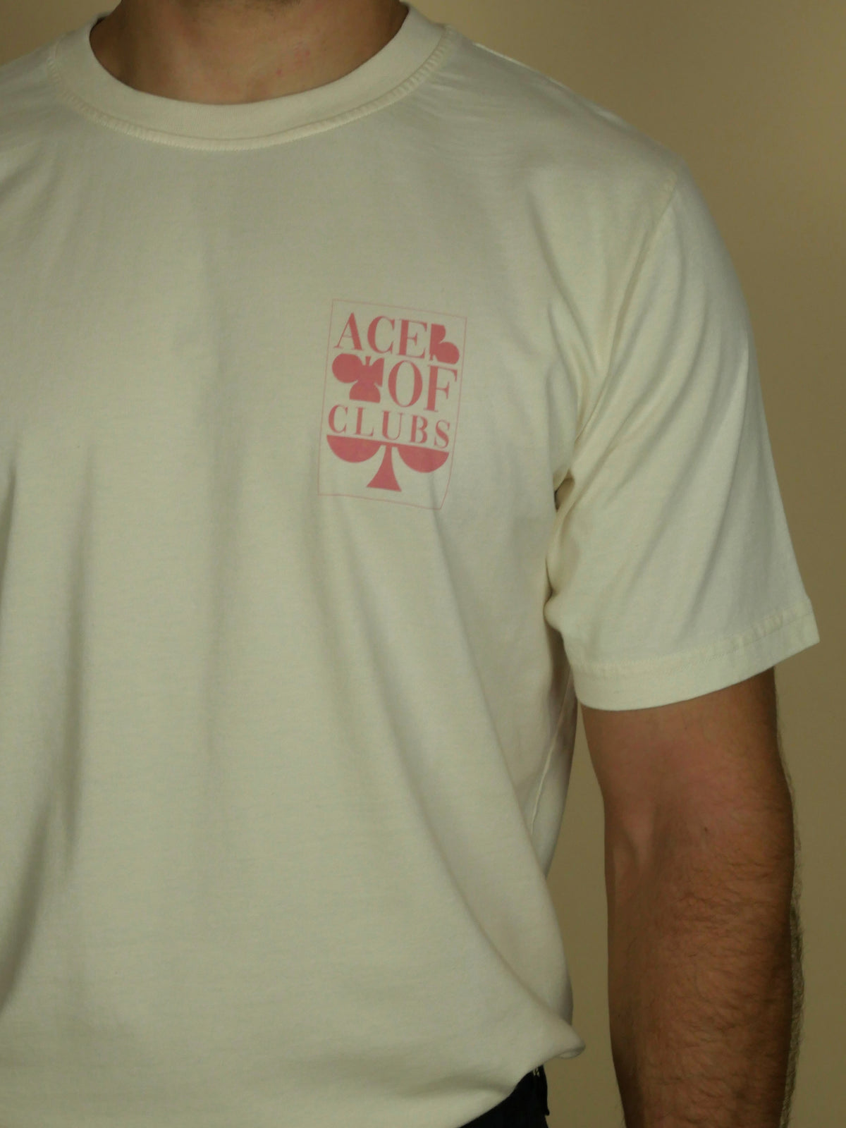 T-shirt Naturel Ace of Clubs
