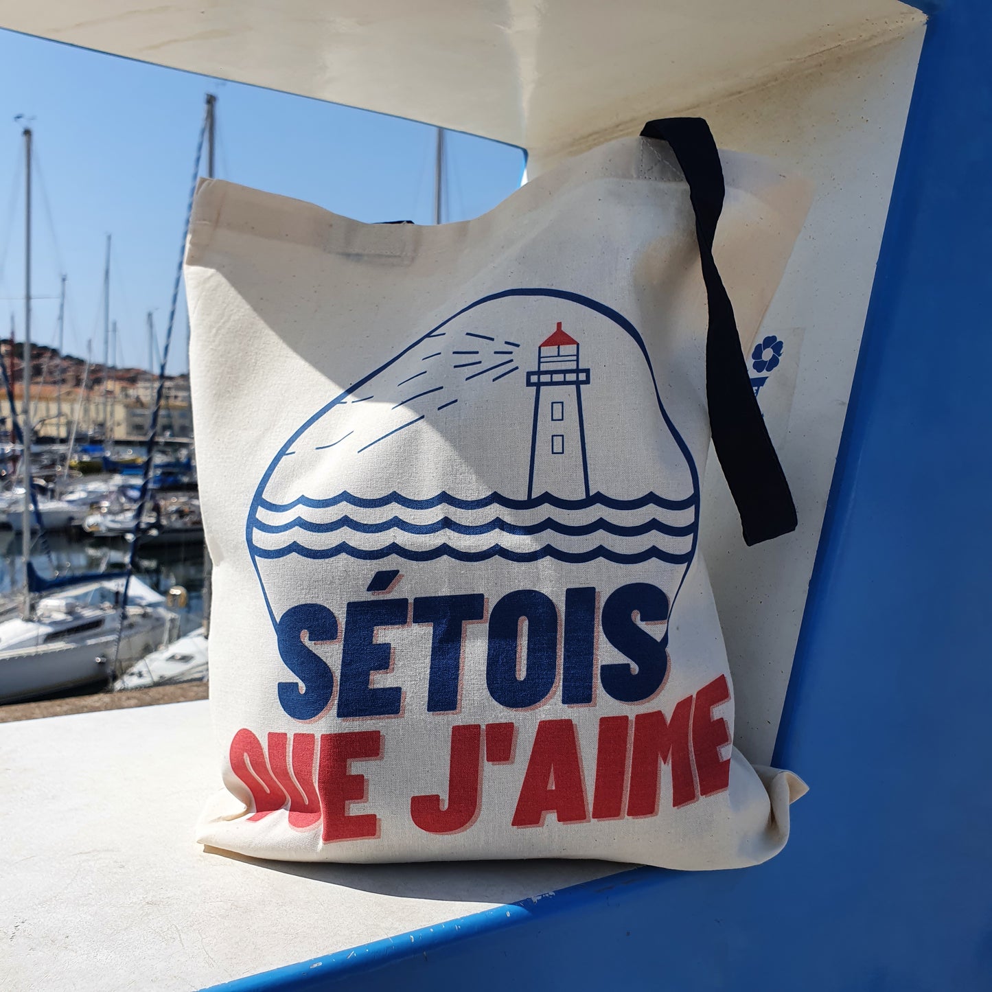 Sète tote bag sétois que j'aime
