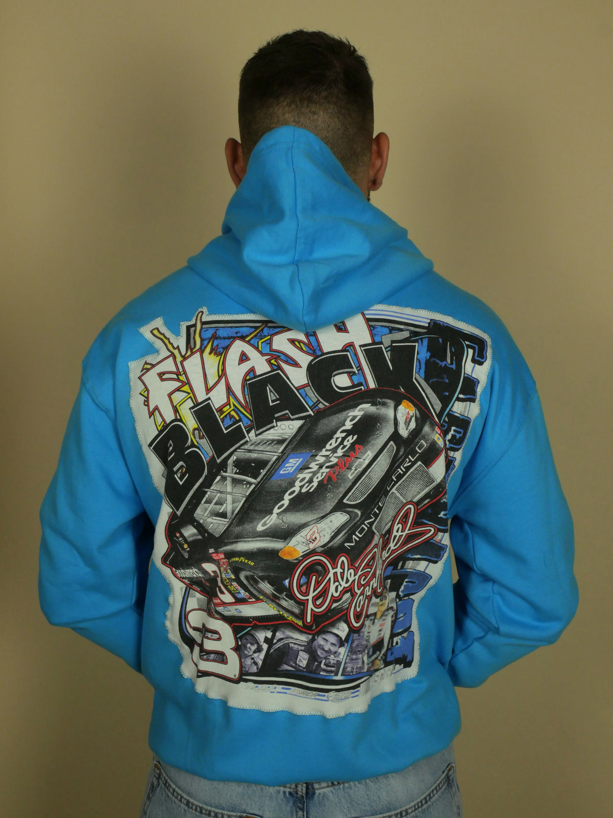 Hoodie Zippé Bleu Flash Back Taille L
