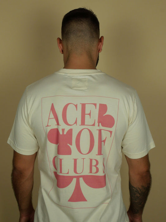T-shirt Naturel Ace of Clubs