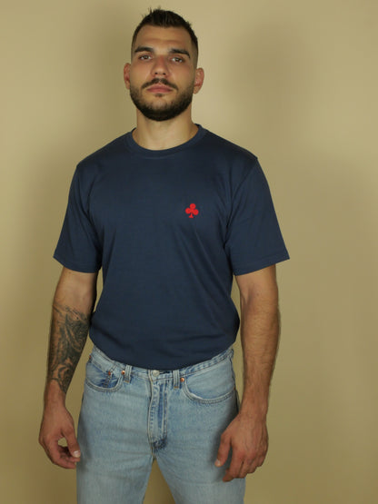 T-shirt Navy Trèfle Rouge